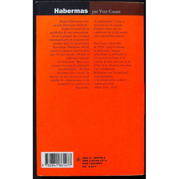 Habermas L'Espoir de la discussion