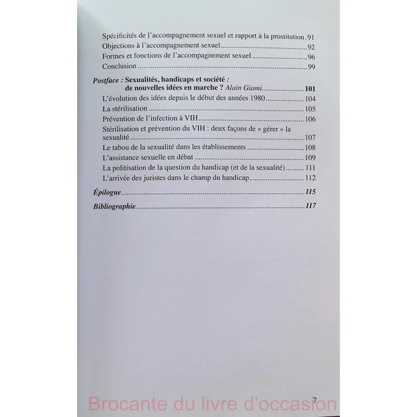 Handicap et sexualité - Déni, oubli et reconnaissance