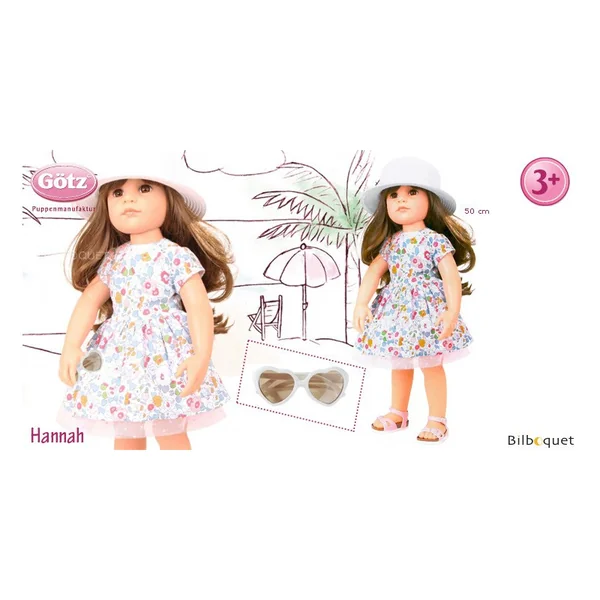 Hannah en tenue estivale - Poupée Götz - 50cm
