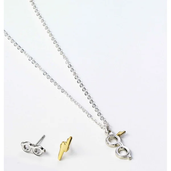 Harry Potter : Cracker cadeau Yule Ball avec lunettes et collier éclair et boucles d'oreilles