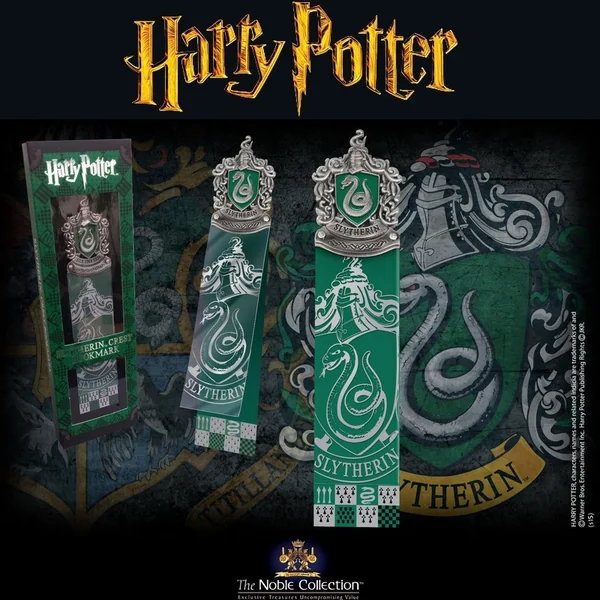 HARRY POTTER Marque-Page Entête Serpentard Noble Collection
