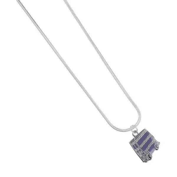 Harry Potter pendentif et collier plaqué argent Knight Bus