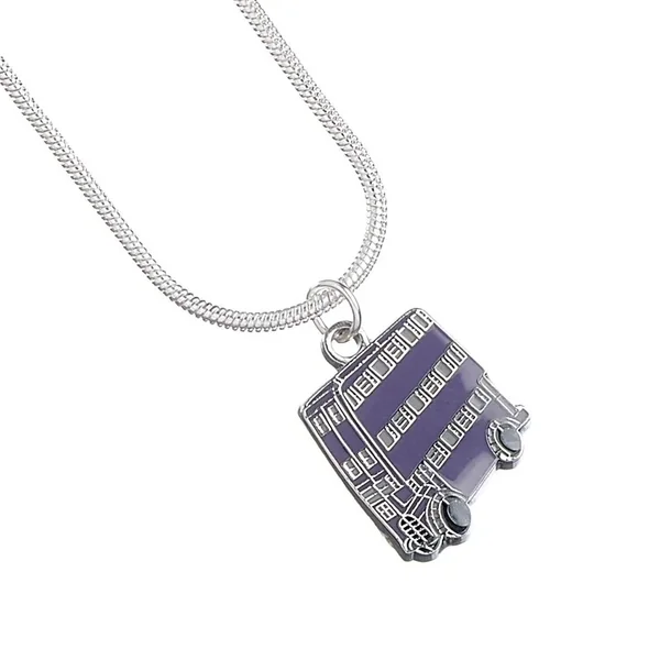 Harry Potter pendentif et collier plaqué argent Knight Bus