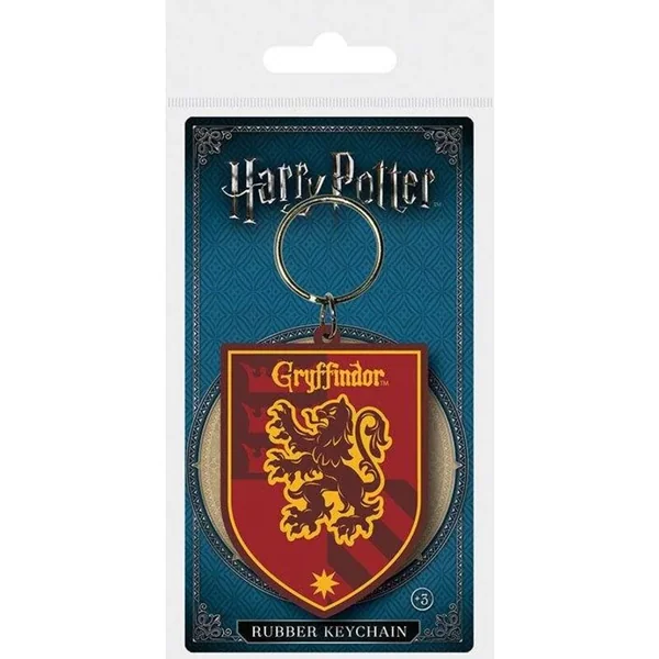 Harry Potter porte-clés caoutchouc Gryffindor 6 cm
