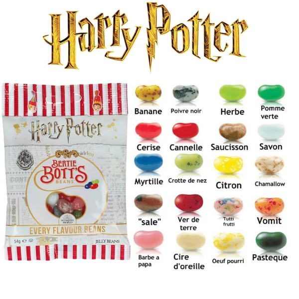 HARRY POTTER Sachet Jelly Belly Beans Bertie Crochue