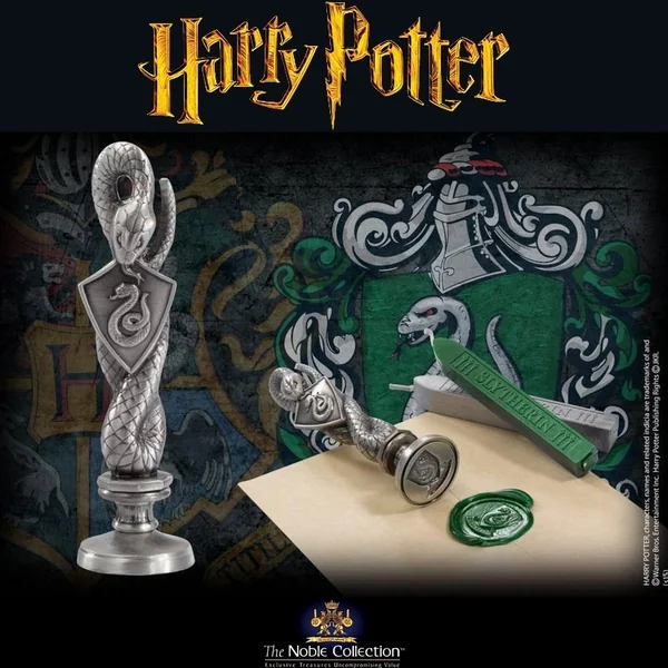 HARRY POTTER Sceau Serpentard Noble Collection