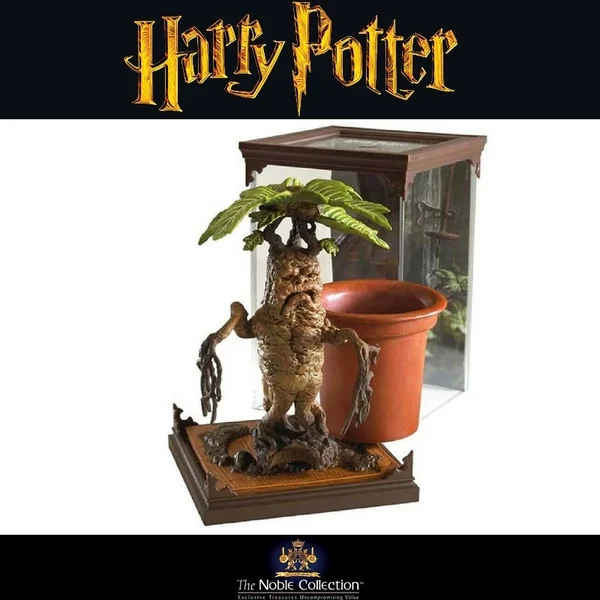 HARRY POTTER statue Créatures Magiques Mandragore Noble Collection
