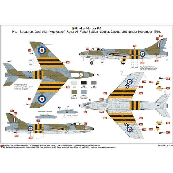 Hawker Hunter F.4 Nouvel outil en 2020