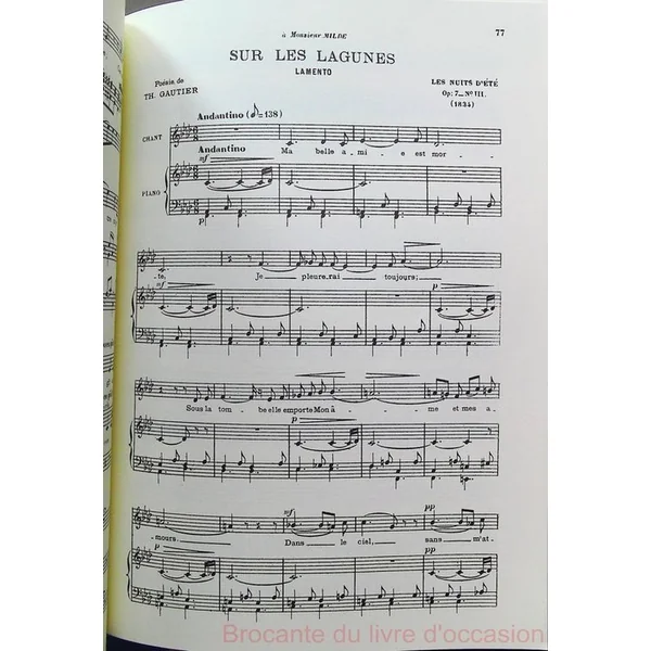 Hector Berlioz - 24 Mélodies ((Partition)-