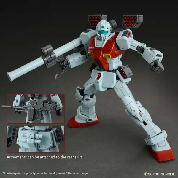 HG Gundam GM Shoulder Cannon / Missile Pod 1/144