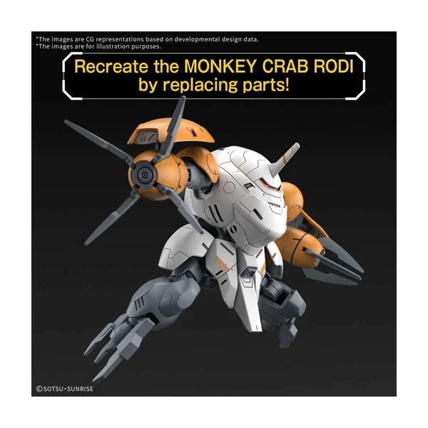 HG Monkey Rodi / Monkey Crab Rodi 1/144