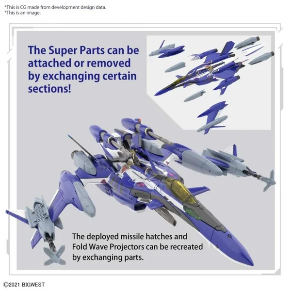 HG Yf-29 Durandal Valkyrie Maximilian Full Set Pack 1/100
