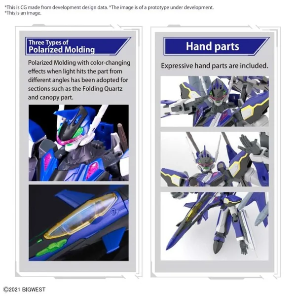 HG Yf-29 Durandal Valkyrie Maximilian Full Set Pack 1/100