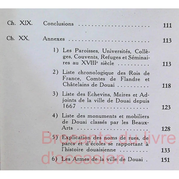 Histoire de la ville de Douai