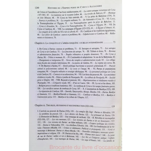 Histoire de l'Empire perse De Cyrus à Alexandre