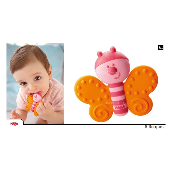 Hochet de dentition Papillon