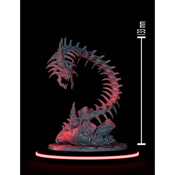 Horreur Serpent Squelettique Nagarot