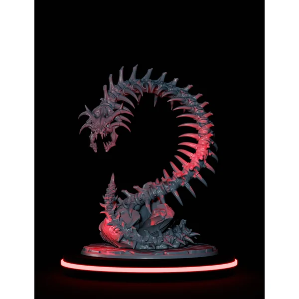 Horreur Serpent Squelettique Nagarot
