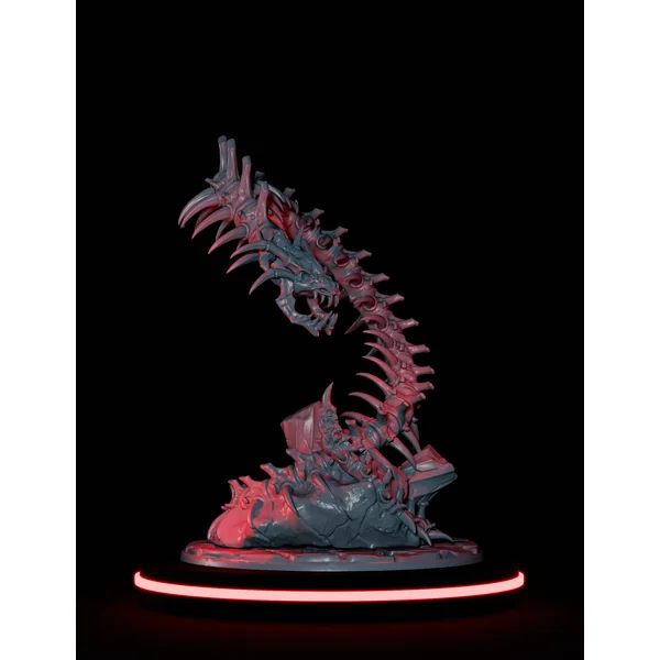 Horreur Serpent Squelettique Nagarot