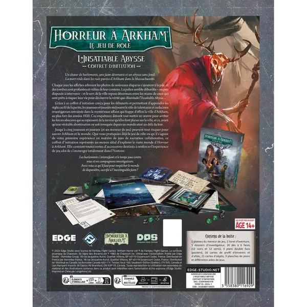 Horreur à Arkham JdR - L'Insatiable Abysse - Coffr
