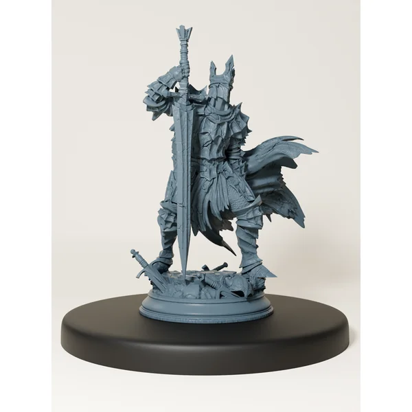 Humain chevalier noir