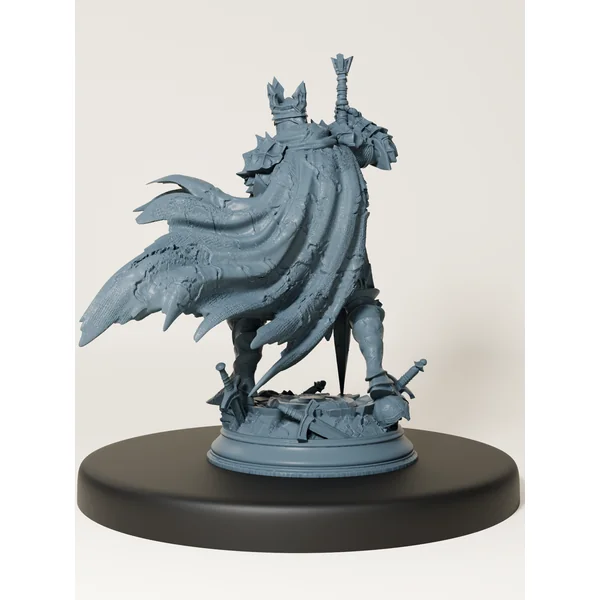 Humain chevalier noir