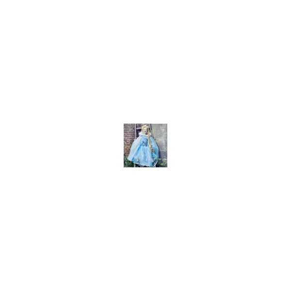 Ice Queen Blue Cape - Girl's Costume