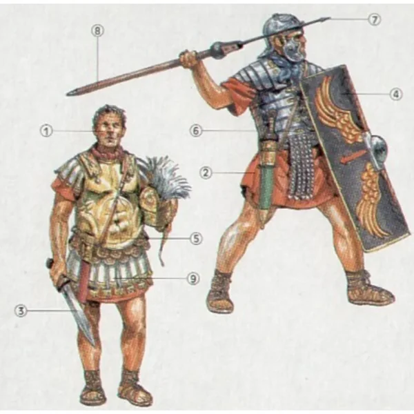 Infanterie romaine de Jules César
