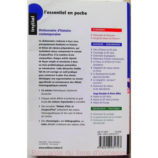 Initial - Dictionnaire d'Histoire contemporaine
