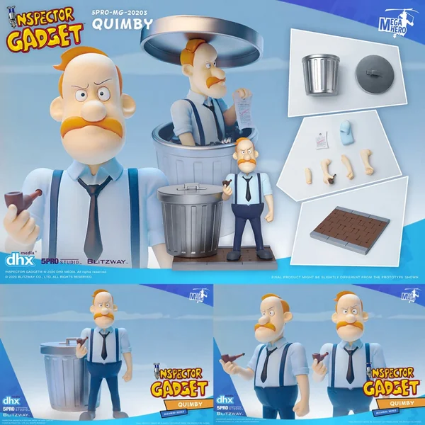 INSPECTEUR GADGET Figurine Chef Gontier MegaHero Blitzway
