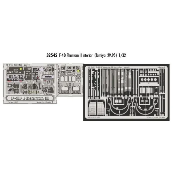 intérieur de F-4CD Phantom (pour maquettes Tamiya)