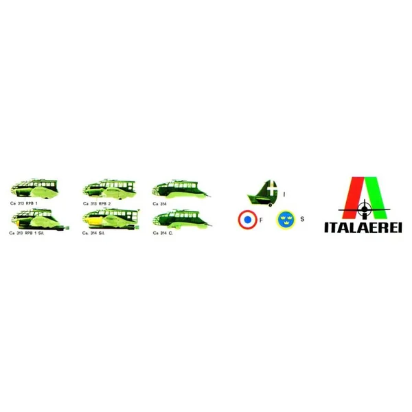 ITALERI: 1/72; Caproni Ca. 313/314 (Vintage Limited Ed.)