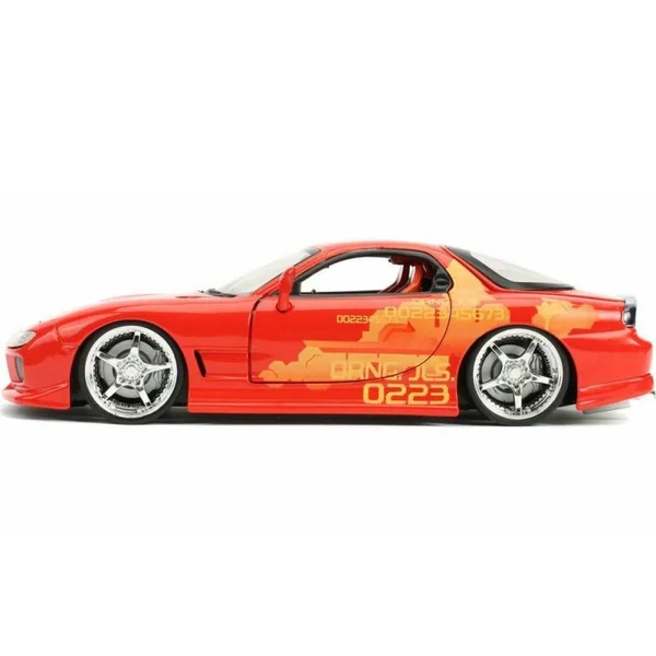 JADA 30747 MAZDA RX-7 ORANGE JULIUS'S RED FF 1993 1/24