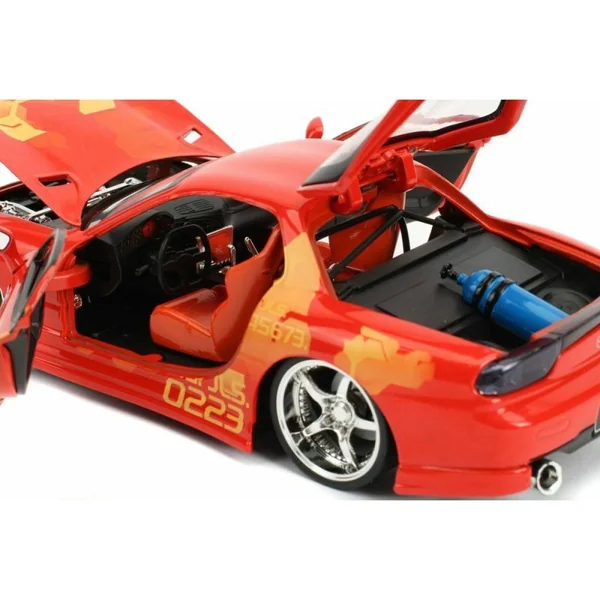 JADA 30747 MAZDA RX-7 ORANGE JULIUS'S RED FF 1993 1/24
