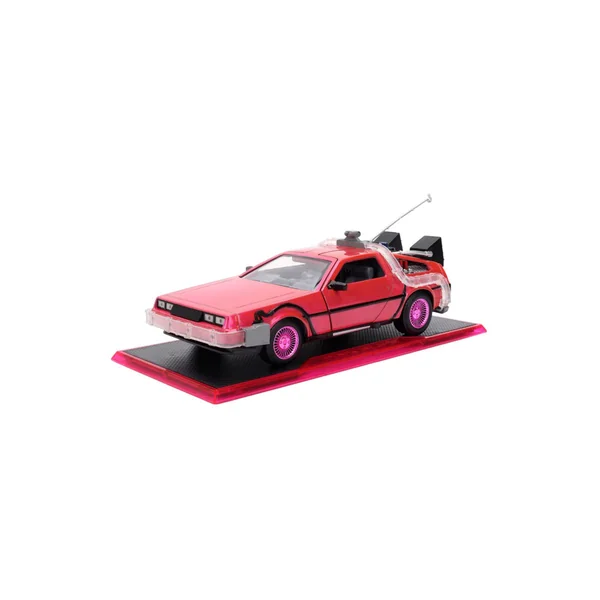 JADA 35510 BTTF TIME MACHINE PINK PINK SLIPS 1/24