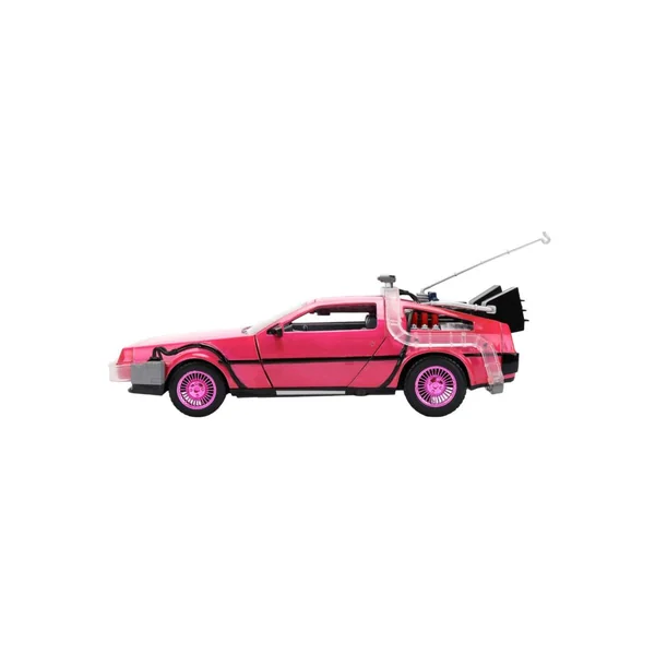JADA 35510 BTTF TIME MACHINE PINK PINK SLIPS 1/24