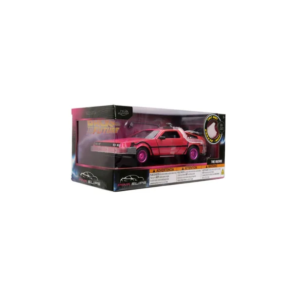 JADA 35510 BTTF TIME MACHINE PINK PINK SLIPS 1/24