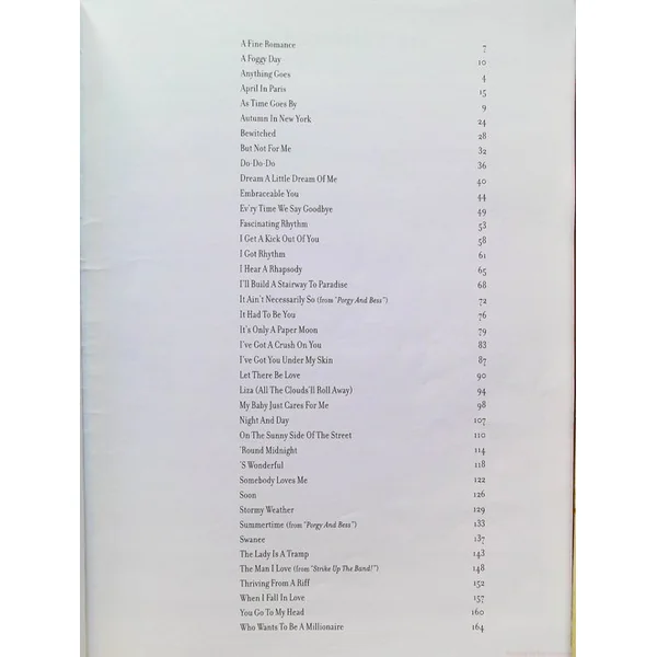 Jazz Standard Collection - Chant + piano + accords