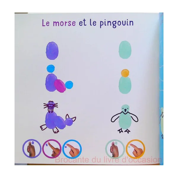 Je peins avec mes doigts (Lot de 3 livres)