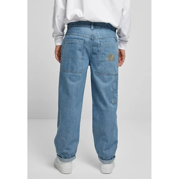 Jean Southpole Embroidery Denim Blue