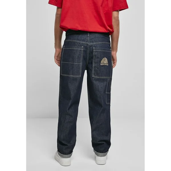 Jean Southpole Embroidery Denim Indigo