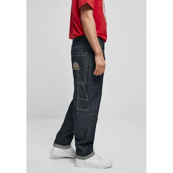 Jean Southpole Embroidery Denim Indigo