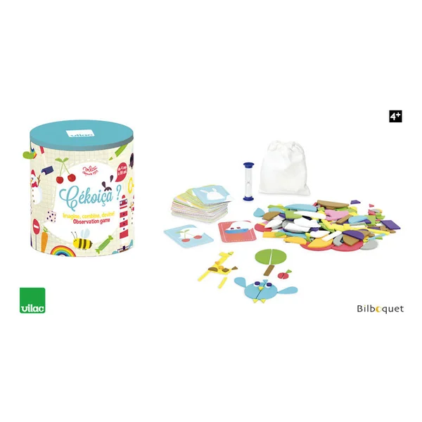 Jeu Cékoiça - 200 pièces en bois
