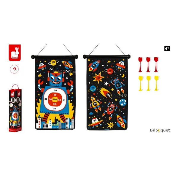 Jeu de fléchettes magnétiques Robots