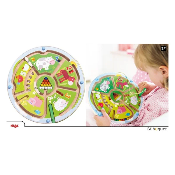 Jeu magnétique Labyrinthe de chiffres