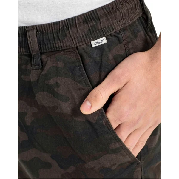 Jogger pant reell Reflex Rib Cargo Black Camo