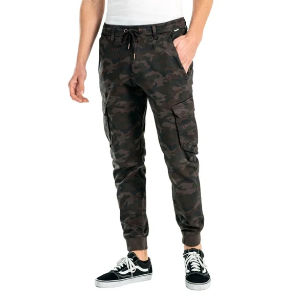 Jogger pant reell Reflex Rib Cargo Black Camo