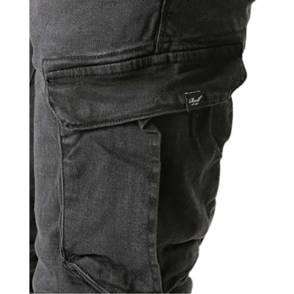Jogger Pant reell Reflex Rib Cargo Noir Denim