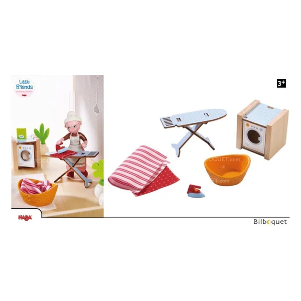 Journée de lessive - Accessoires pour maison de poupée Little Friends