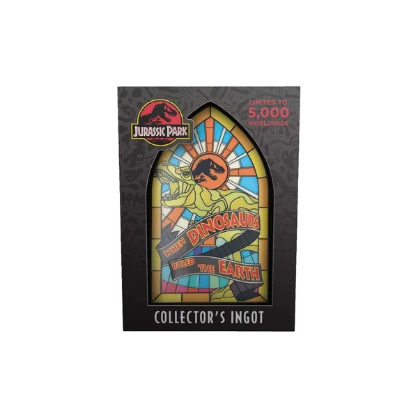 JURASSIC PARK - Stained Glass Window - Lingot Edition Limitée